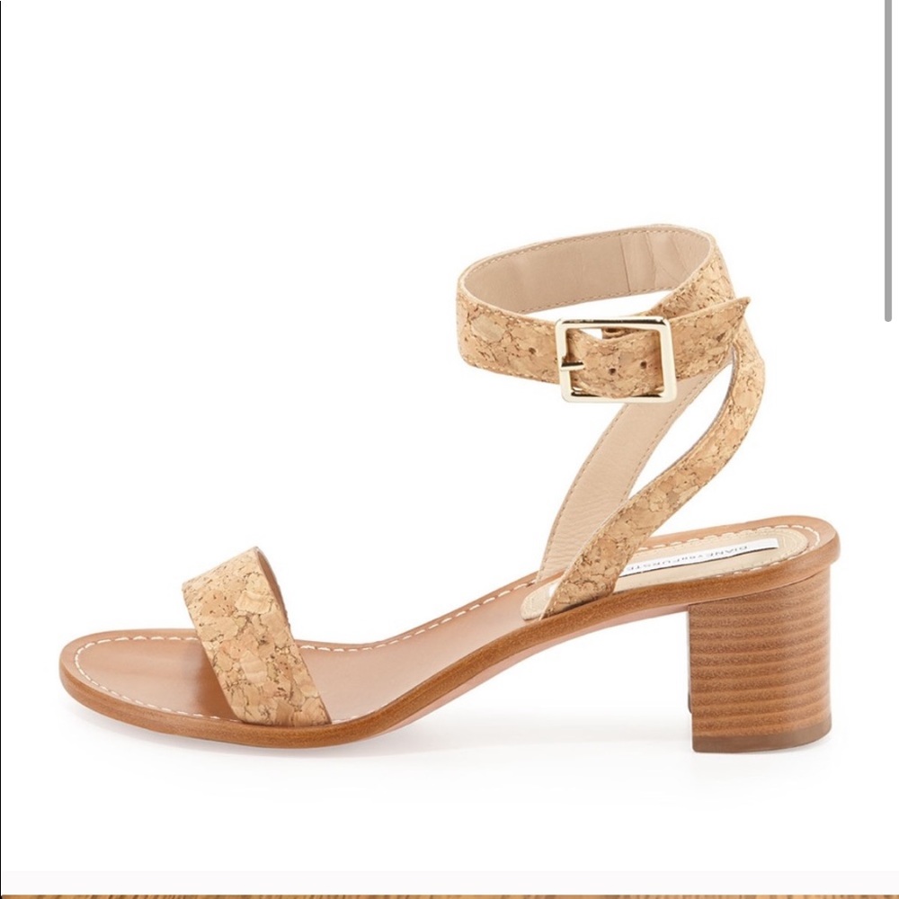 SUMMER!Diane von furstenberg cami cork city sandal